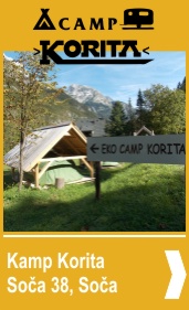 Kamp Korita, Soča