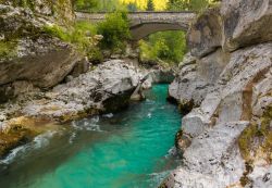 Small Soca gorge next to our Campground!